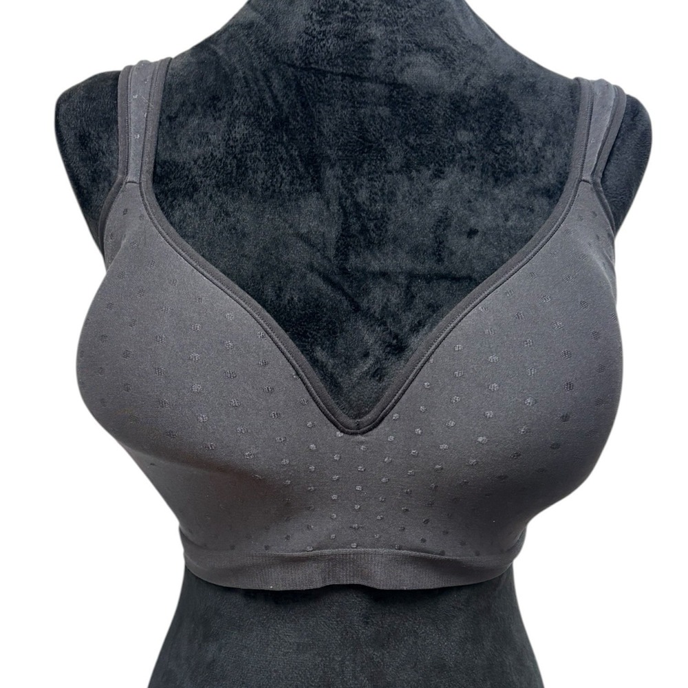 Bali Comfort Revolution‎ Wirefree Bra 38DD Black Full Coverage Stretch